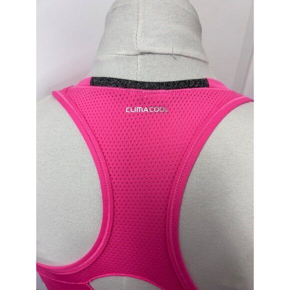 Adidas ClimaCool Techfit Women’s Pink Racerback Tank Top L - Picture 5 of 7